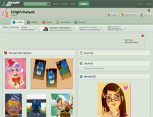 Tablet Screenshot of onigiri-hanami.deviantart.com