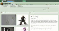Desktop Screenshot of ninjamasterzer0.deviantart.com