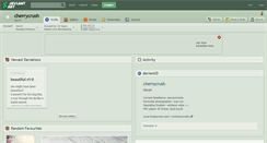 Desktop Screenshot of cherrycrush.deviantart.com