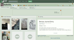 Desktop Screenshot of bunbunzilla.deviantart.com