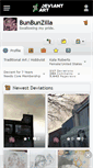 Mobile Screenshot of bunbunzilla.deviantart.com