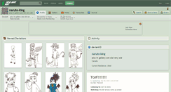 Desktop Screenshot of naruto-king.deviantart.com