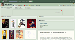 Desktop Screenshot of lulu-fanclub.deviantart.com
