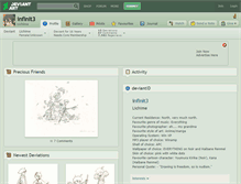 Tablet Screenshot of infinit3.deviantart.com