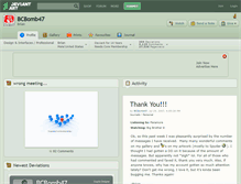 Tablet Screenshot of bcbomb47.deviantart.com