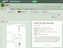 Tablet Screenshot of guilrel.deviantart.com
