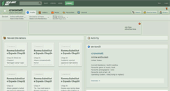 Desktop Screenshot of cronomatt.deviantart.com