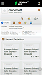 Mobile Screenshot of cronomatt.deviantart.com