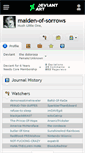 Mobile Screenshot of maiden-of-sorrows.deviantart.com