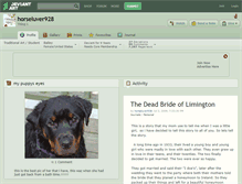 Tablet Screenshot of horseluver928.deviantart.com