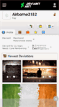Mobile Screenshot of airborne2182.deviantart.com