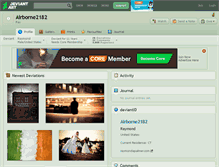 Tablet Screenshot of airborne2182.deviantart.com