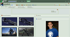 Desktop Screenshot of jamesbrett.deviantart.com