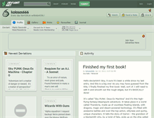 Tablet Screenshot of kolosos666.deviantart.com
