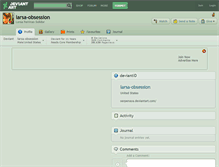 Tablet Screenshot of larsa-obsession.deviantart.com