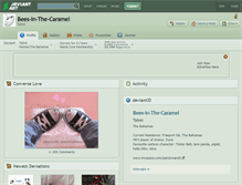 Tablet Screenshot of bees-in-the-caramel.deviantart.com