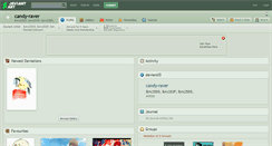 Desktop Screenshot of candy-raver.deviantart.com