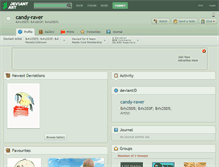 Tablet Screenshot of candy-raver.deviantart.com