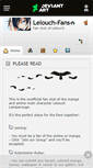 Mobile Screenshot of lelouch-fans.deviantart.com