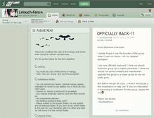 Tablet Screenshot of lelouch-fans.deviantart.com