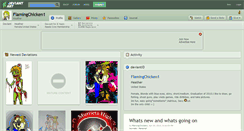 Desktop Screenshot of flamingchicken1.deviantart.com