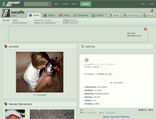 Tablet Screenshot of icecoffe.deviantart.com