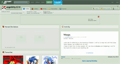Desktop Screenshot of angelkitty3210.deviantart.com