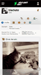 Mobile Screenshot of blackate.deviantart.com