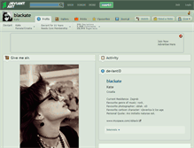 Tablet Screenshot of blackate.deviantart.com