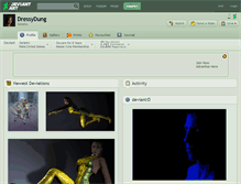 Tablet Screenshot of dressydung.deviantart.com