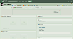 Desktop Screenshot of fully-dilated.deviantart.com