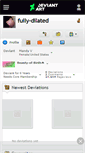 Mobile Screenshot of fully-dilated.deviantart.com