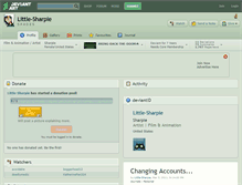 Tablet Screenshot of little-sharpie.deviantart.com