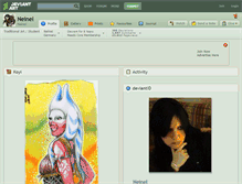 Tablet Screenshot of neinel.deviantart.com