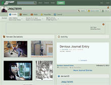 Tablet Screenshot of jwalt8595.deviantart.com