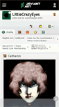 Mobile Screenshot of littlecrazyeyes.deviantart.com