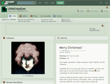 Tablet Screenshot of littlecrazyeyes.deviantart.com