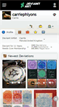 Mobile Screenshot of carriephlyons.deviantart.com