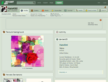 Tablet Screenshot of halokitti.deviantart.com