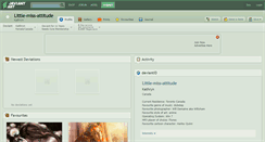 Desktop Screenshot of little-miss-attitude.deviantart.com