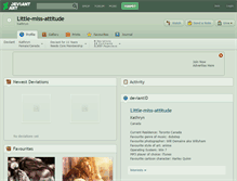 Tablet Screenshot of little-miss-attitude.deviantart.com