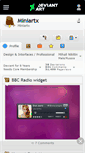 Mobile Screenshot of miniartx.deviantart.com