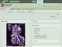 Tablet Screenshot of dorianavila.deviantart.com