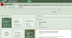 Desktop Screenshot of corazon-delator.deviantart.com