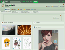 Tablet Screenshot of kikuinuzuka14.deviantart.com