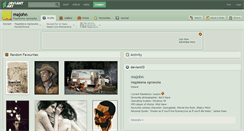 Desktop Screenshot of majohn.deviantart.com
