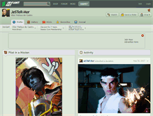 Tablet Screenshot of jester-mor.deviantart.com