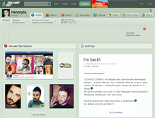 Tablet Screenshot of hennryhs.deviantart.com