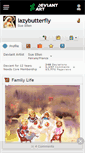 Mobile Screenshot of lazybutterfly.deviantart.com