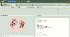 Desktop Screenshot of lahona.deviantart.com